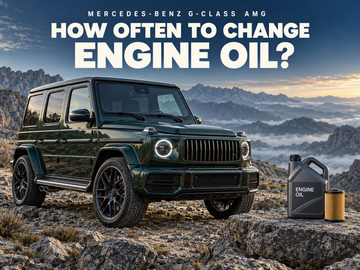 How often should you change the engine oil in a Mercedes-Benz G-Class AMG?