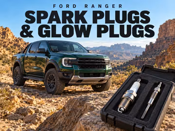 When should you replace spark plugs and glow plugs in a Ford Ranger?
