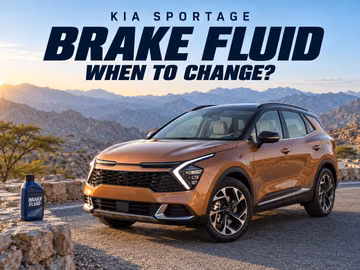 When to change brake fluid in a Kia Sportage