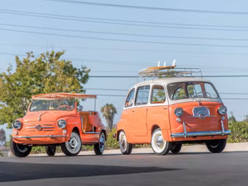 Fiat 600 Jolly & 1958 Fiat 600 Multipla, 1960