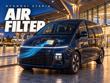 When to replace the Hyundai Staria
engine air filter