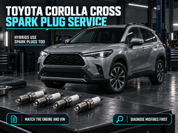 When to replace spark plugs in a Toyota Corolla Cross