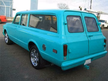 CHEVROLET SUBURBAN CUSTOM 3 DOOR SUV, 1971