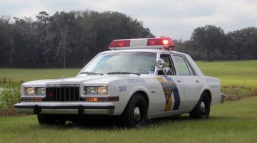 Dodge Diplomat State Trooper Car, 1986