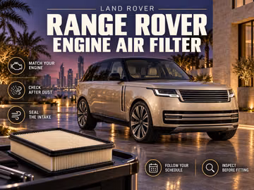 Land Rover Range Rover engine air filter: selection and replacement