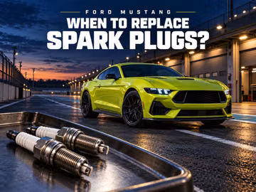 When Should You Replace Spark Plugs
in a Ford Mustang?