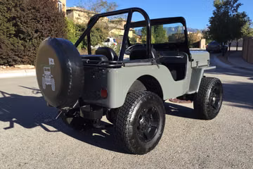 JEEP WILLYS CUSTOM CONVERTIBLE, 1955