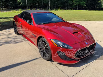 MASERATI GRANTURISMO-S MC CENTENNIAL SPORT CONVERTIBLE, 2017