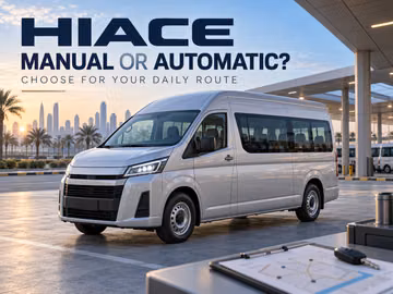 Toyota Hiace in the UAE: manual or automatic for work?