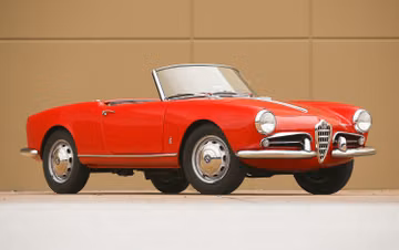 Alfa Romeo Giulietta Spider, 1958