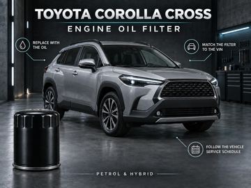 How often to change the oil filter on a Toyota Corolla Cross