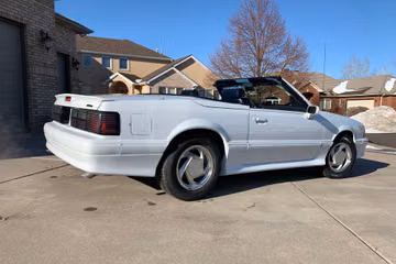 FORD MUSTANG ASC MCLAREN CONVERTIBLE, 1989