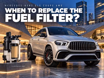 Как часто нужно менять топливный фильтр на Mercedes-Benz GLE Coupe AMG?