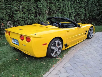 CHEVROLET CORVETTE Z06 CUSTOM CONVERTIBLE, 2001