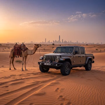 The Fun Choice for Dubai Adventures: Jeep Gladiator 2025