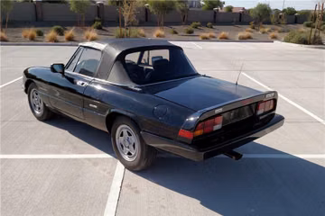 ALFA ROMEO SPIDER VELOCE CONVERTIBLE, 1987