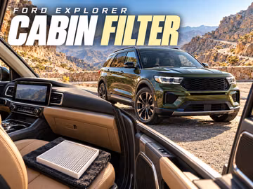When to replace the Ford Explorer cabin filter and how to check ventilation