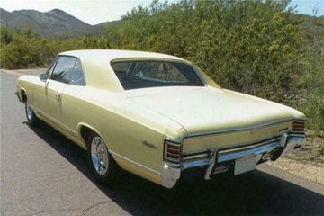 CHEVROLET MALIBU 2 DOOR HARDTOP, 1967