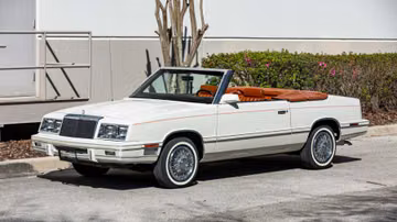 Chrysler LeBaron Mark Cross Edition Convertible, 1982