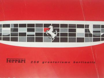 Original Ferrari 250 GT California Spyder and 250 SWB Berlinetta Sales Brochures