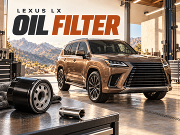 When to change the oil filter on a Lexus LX