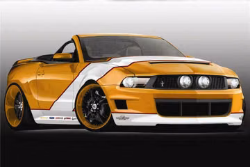 FORD MUSTANG CUSTOM CONVERTIBLE, 2011
