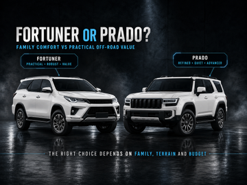 Fortuner or Prado: Which Is Better for Family Use and Off-Road Driving?
