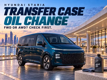 When to change transfer case oil
Hyundai Staria
