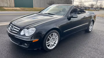 Mercedes-Benz CLK350 Convertible, 2009