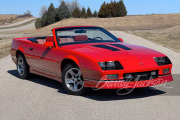 CHEVROLET CAMARO IROC-Z CONVERTIBLE, 1989