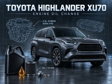 How Often to Change the Engine Oil in a Toyota Highlander XU70 Hybrid: Intervals, Specifications and Capacity