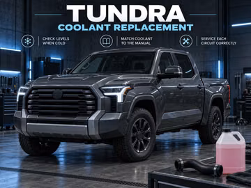 When to Replace Coolant in a Toyota Tundra