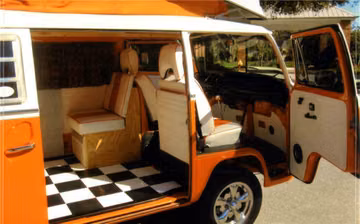 VOLKSWAGEN WESTFALIA CUSTOM CAMPER BUS, 1973