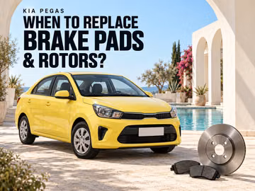 When to Replace Kia Pegas Brake Pads and Rotors