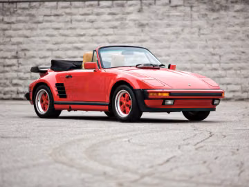 Porsche 911 Turbo 'Flat-Nose' Cabriolet, 1988