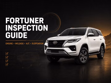How to Inspect a Toyota Fortuner Before Buying?