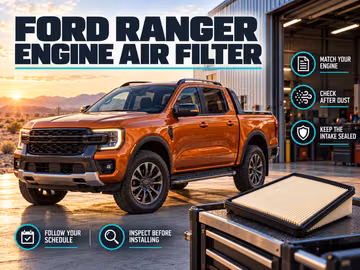 Ford Ranger engine air filter: selection and replacement