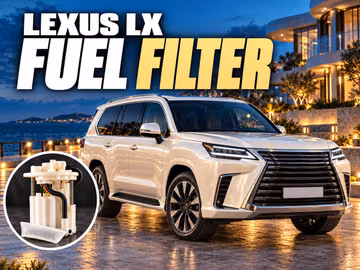 How often should you replace the Lexus LX fuel filter?