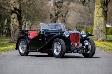 MG TC Ex-Goldie Gardner، 1946