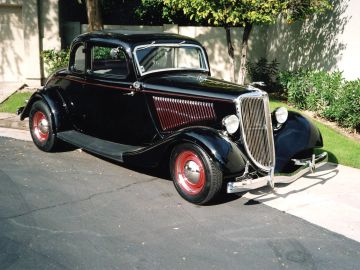 Ford Custom Deluxe Five Window Coupe, 1934