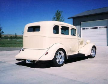 Plymouth Deluxe Pe Custom 4 Door Sedan, 1934