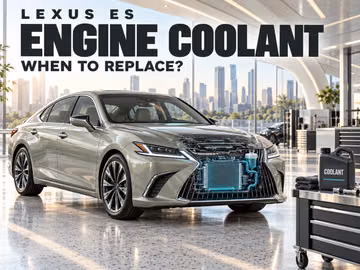 Когда менять охлаждающую жидкость в Lexus ES