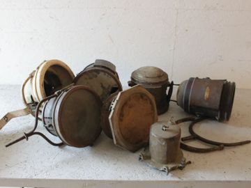 Brass Headlamps and Carbide Tank Top