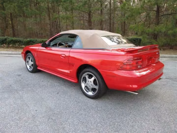 FORD MUSTANG COBRA CONVERTIBLE, 1994