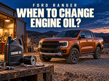 When to change engine oil in a Ford Ranger