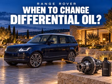 When should you change Range Rover differential oil?