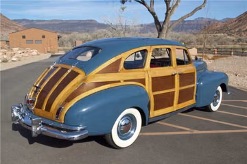 NASH AMBASSADOR CUSTOM 4 DOOR SEDAN, 1947