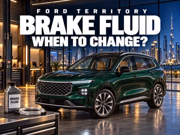 How often should you change the brake fluid in a Ford Territory?