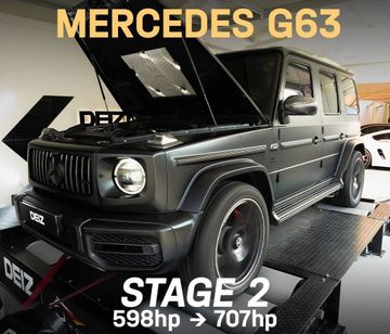 Mercedes-AMG G63 Stage 2 Tuning by DEIZ Garage — Dyno-Tested Performance for UAE Conditions