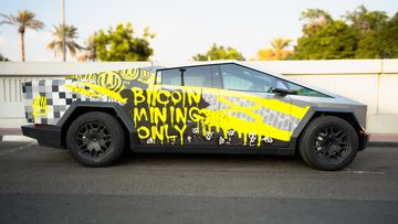 Tesla Cybertruck Cyberbeast Custom Vinyl Wrapping by DEIZ GARAGE